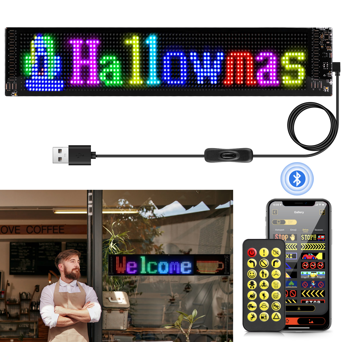 Touch Dimmer Lamp - 5V USB Flexible LED Panel Lights