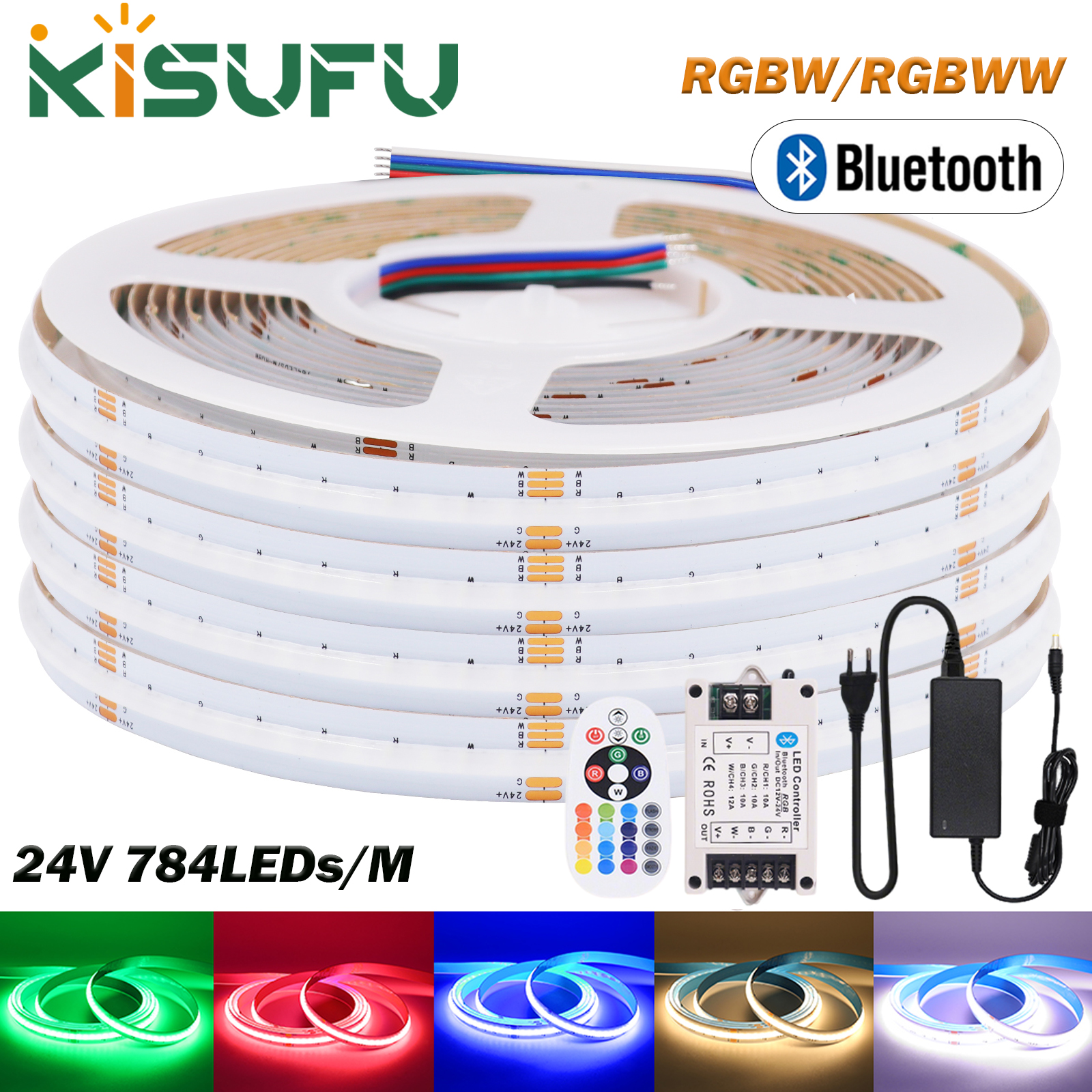 Decor Lighting Uk - RGBWW RGBW COB LED Strip Light