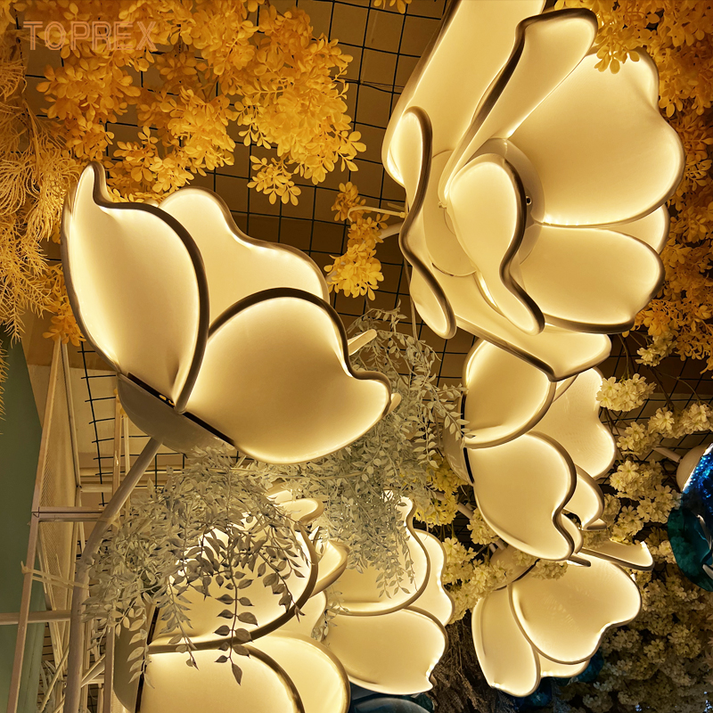Lighting Decor For Wedding - Modern Metal Chandelier with LED Light