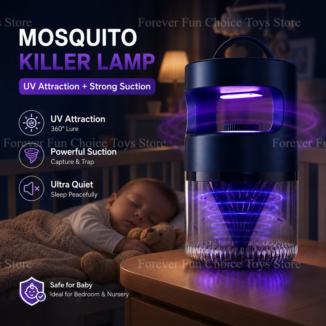 Lighting Jockey - Inhalation Mosquito Killer Lamp UV Light