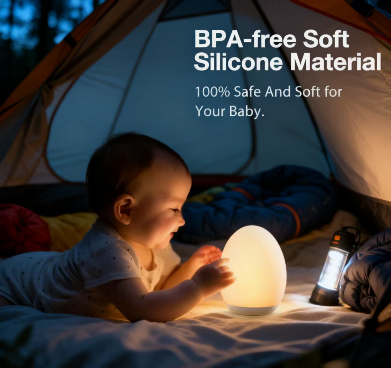 “Egg-Shaped Silicone Night Lig - Touch Dimmer Lamp 리뷰 및 가격