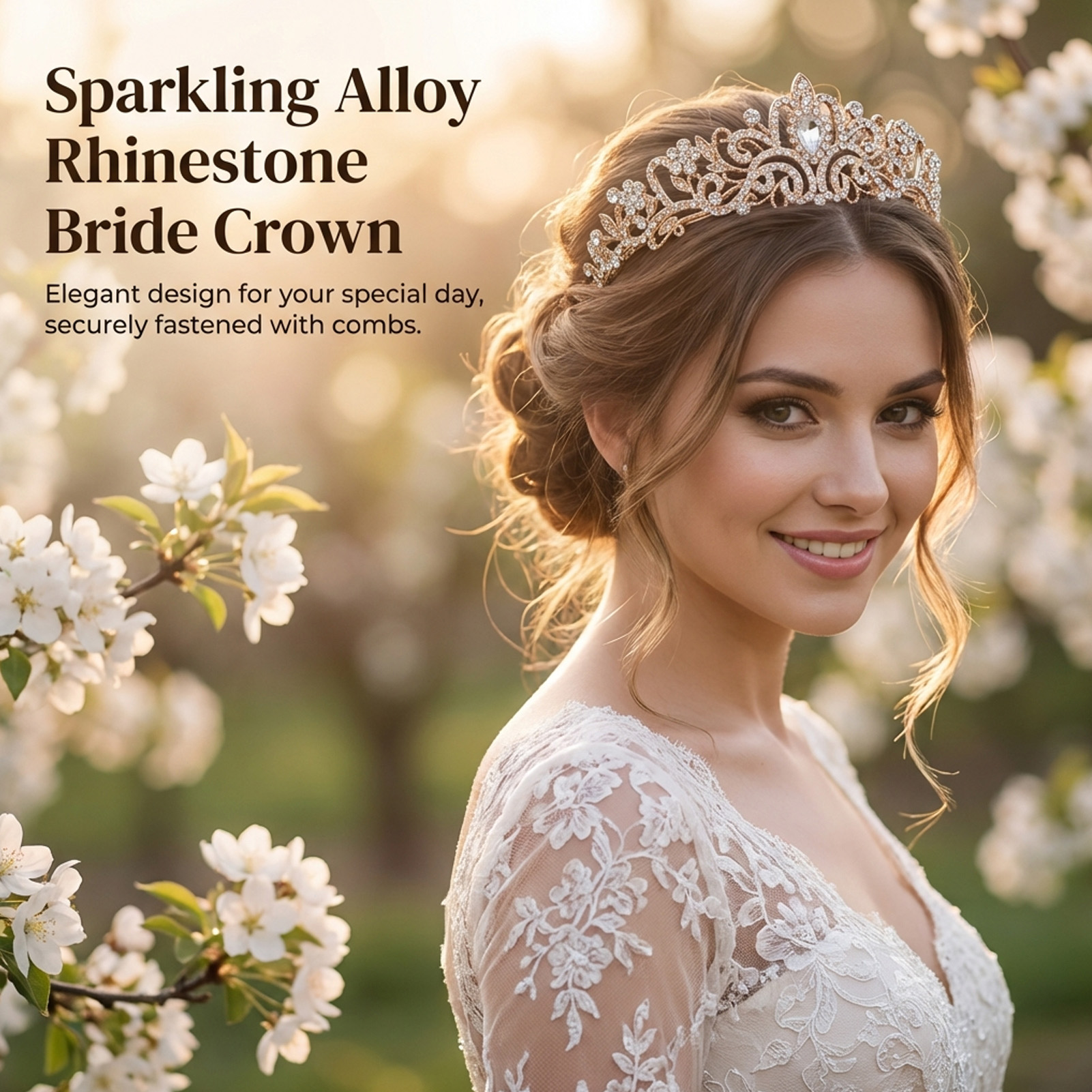 Elegant Bridal Crown Sparkly R - Elegant Decor & Lighting Llc 리뷰 및 가격