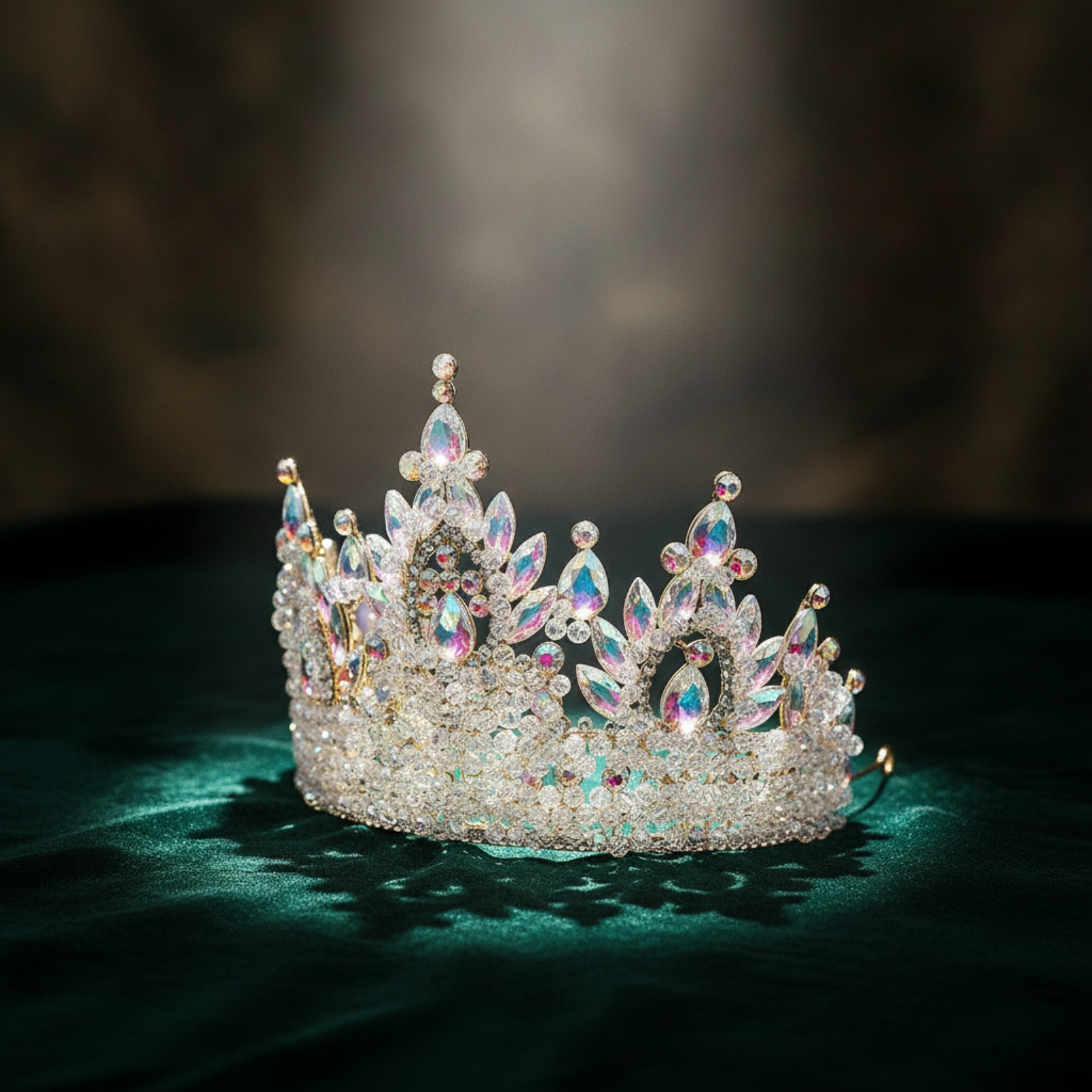 Rhinestone Crown with Comb Spa - Elegant Decor & Lighting Llc 리뷰 및 가격
