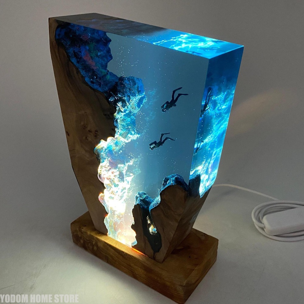 New Seabed World Organism Resi - Lighting World Decor 리뷰 및 가격
