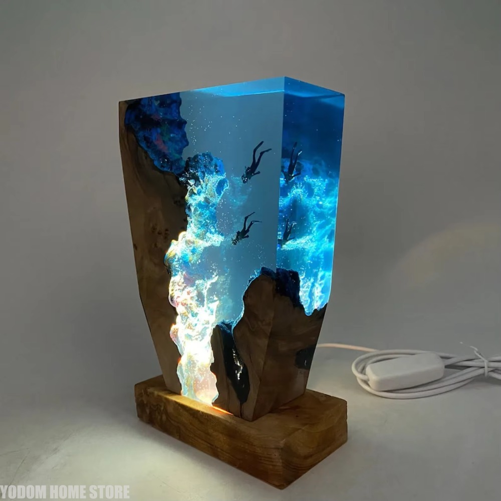 New Seabed World Organism Resi - Lighting World Decor 리뷰 및 가격