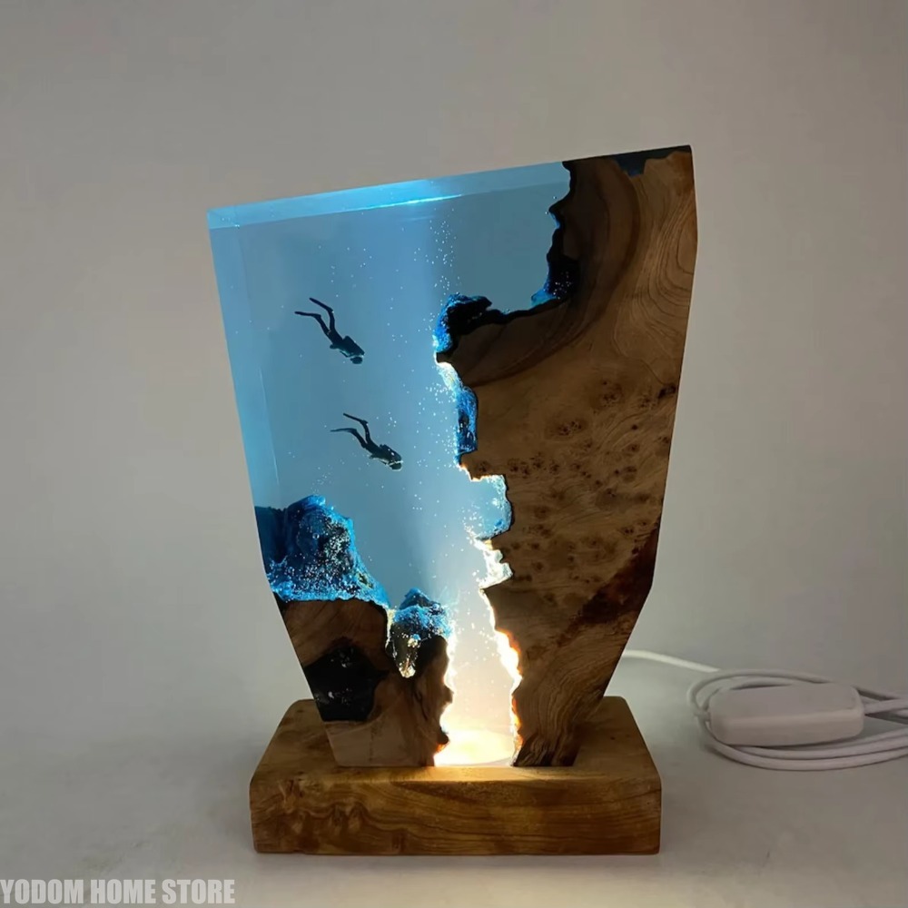 New Seabed World Organism Resi - Lighting World Decor 리뷰 및 가격