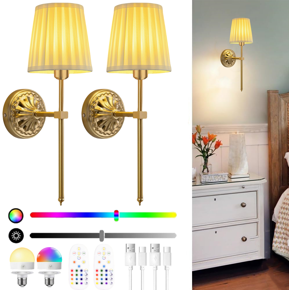 Battery-Powered Wall Light: Re - Touch Dimmer Lamp 리뷰 및 가격