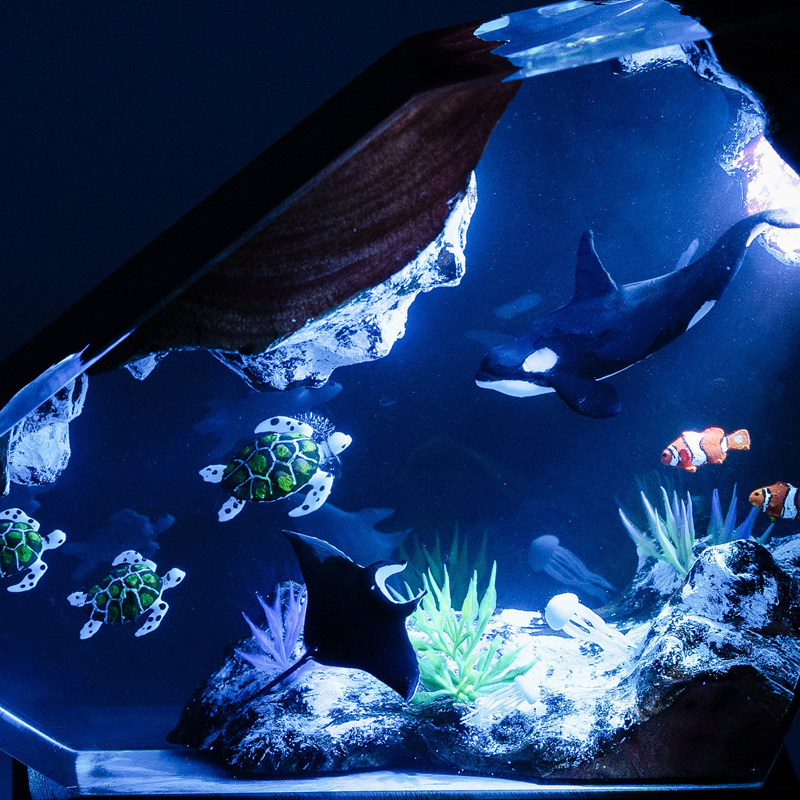 Seabed World Organism Resin Ta - Lighting World Decor 리뷰 및 가격