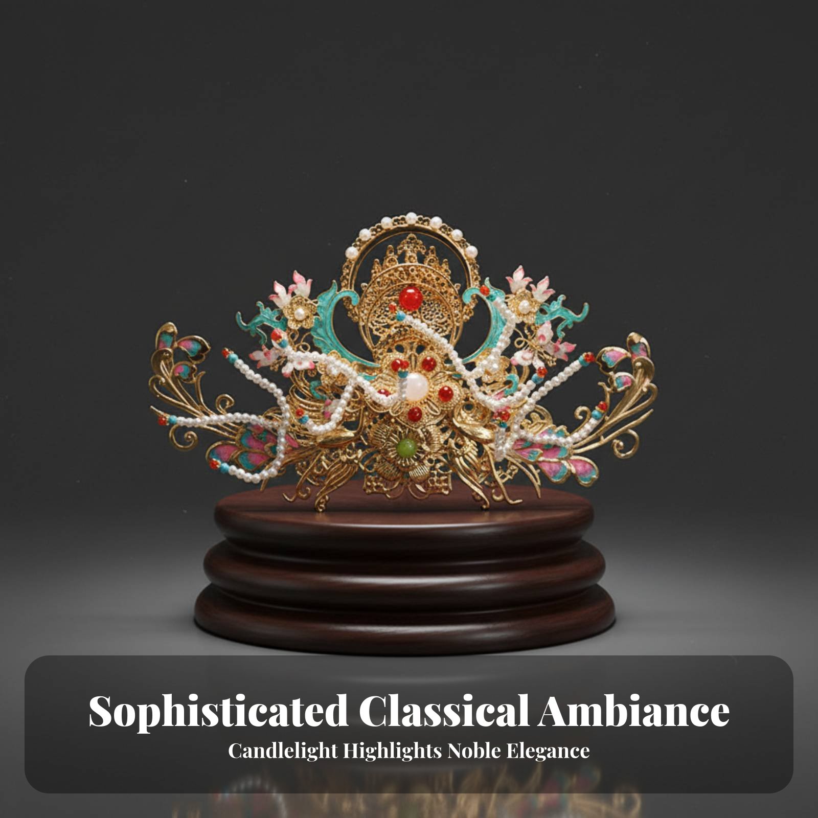Traditional Chinese Hair Crown - Elegant Decor & Lighting Llc 리뷰 및 가격