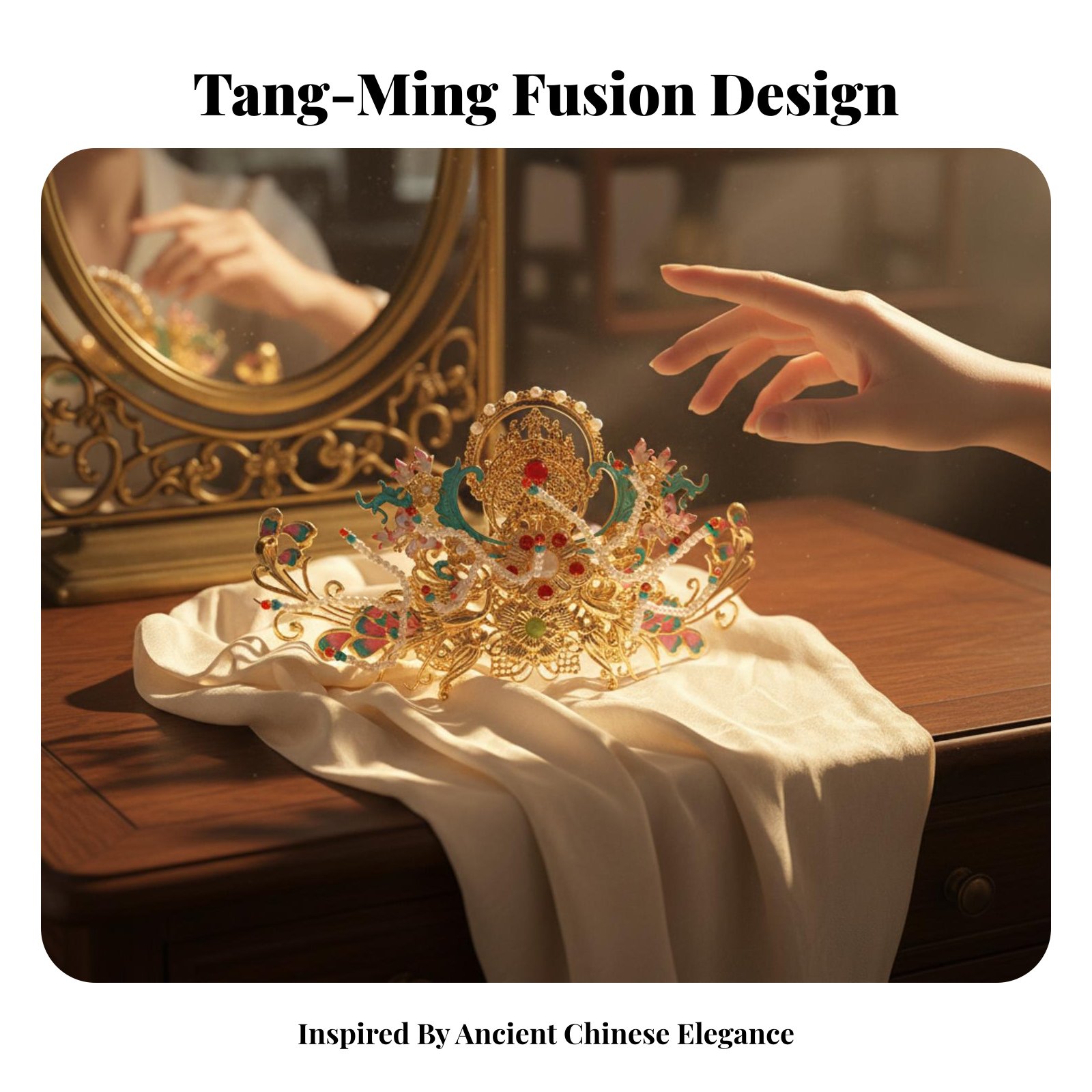 Traditional Chinese Hair Crown - Elegant Decor & Lighting Llc 리뷰 및 가격