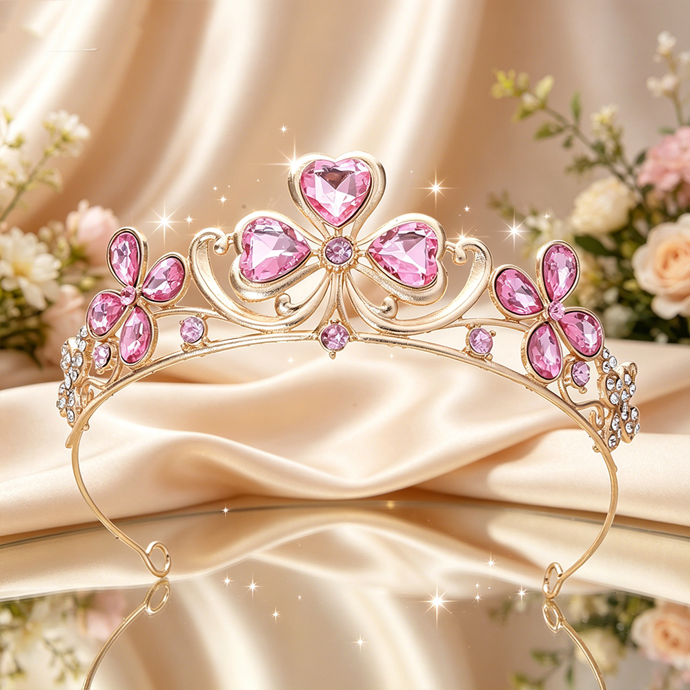 Heart Clover Crystal Bridal Ti - Elegant Decor & Lighting Llc 리뷰 및 가격