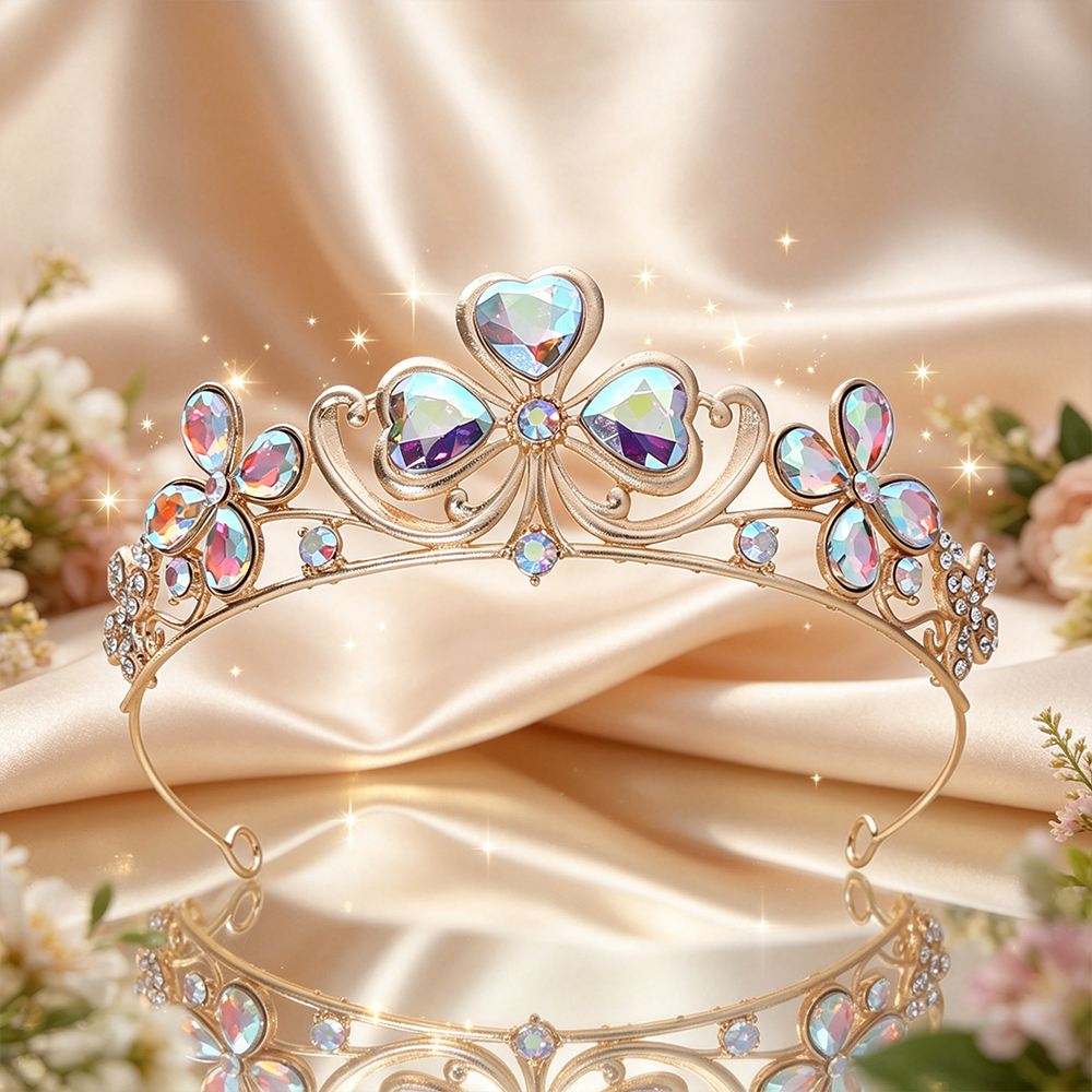 Heart Clover Crystal Bridal Ti - Elegant Decor & Lighting Llc 리뷰 및 가격