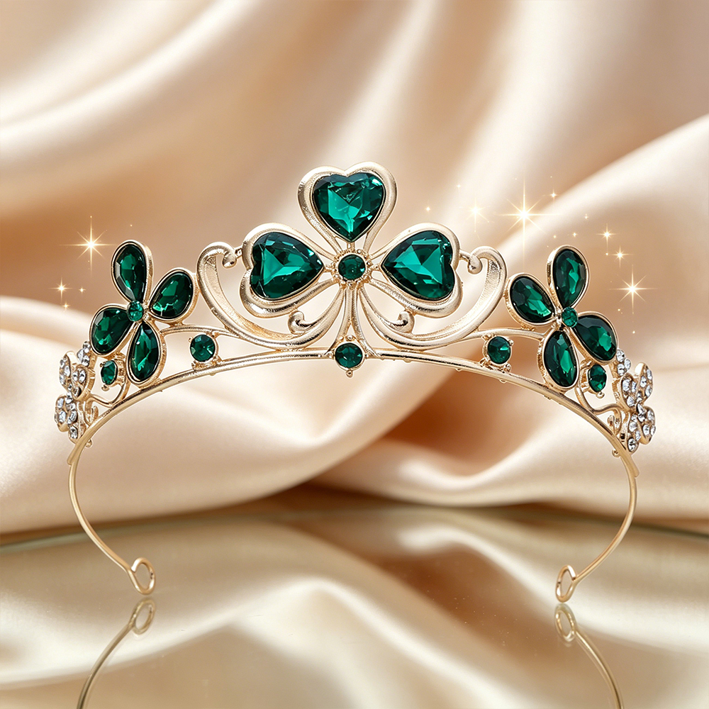 Heart Clover Crystal Bridal Ti - Elegant Decor & Lighting Llc 리뷰 및 가격
