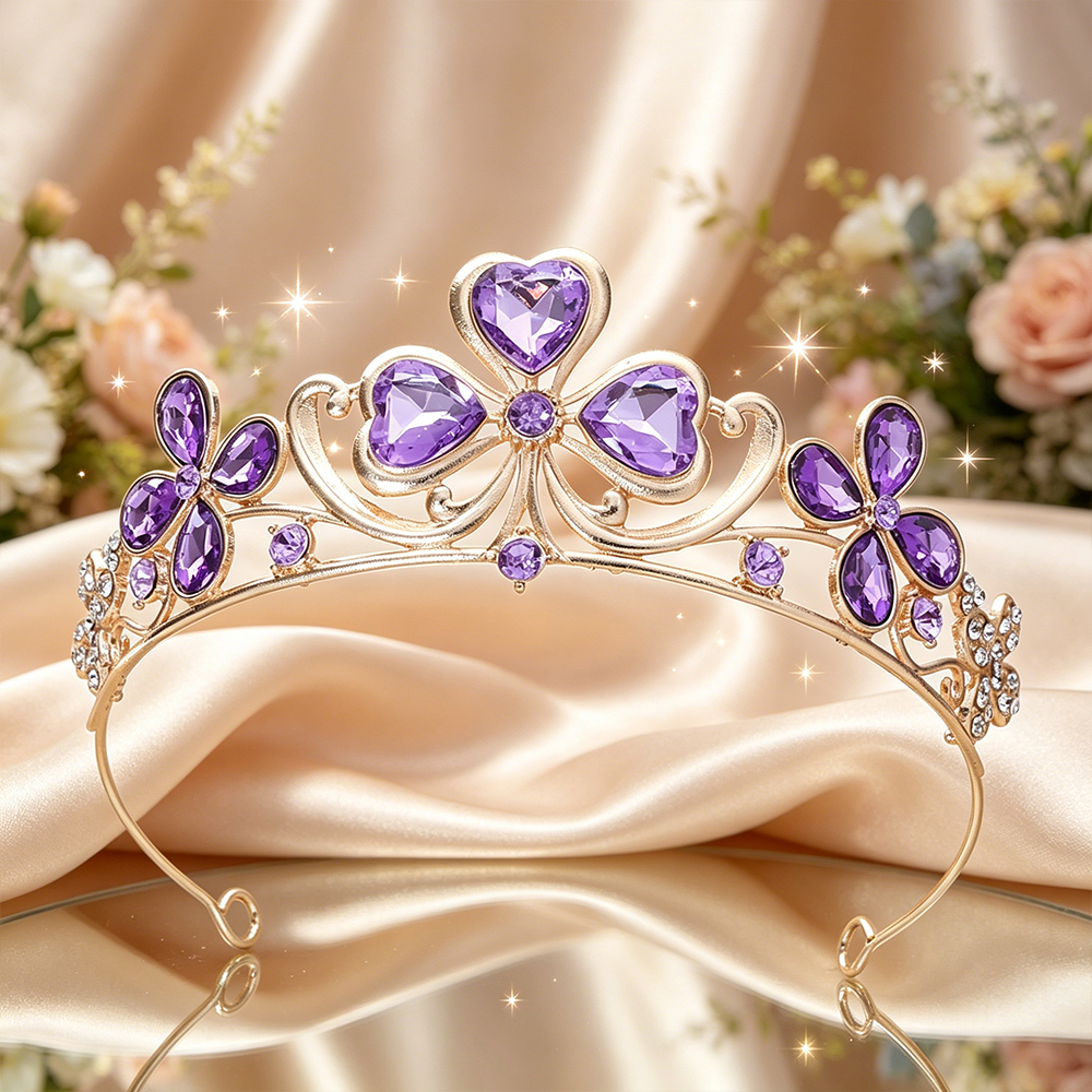 Heart Clover Crystal Bridal Ti - Elegant Decor & Lighting Llc 리뷰 및 가격