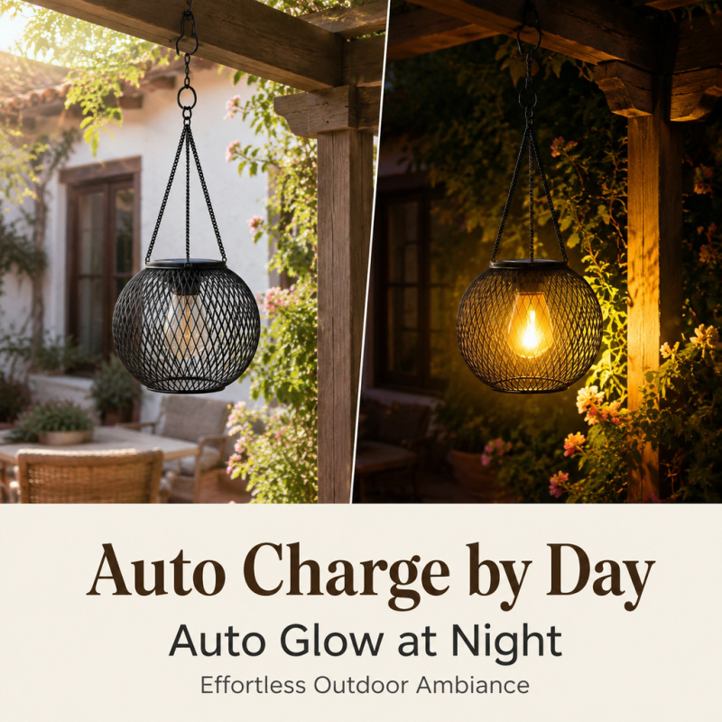 Solar Powered LED Hanging Floo - Decor Lighting Floor Lamps 리뷰 및 가격