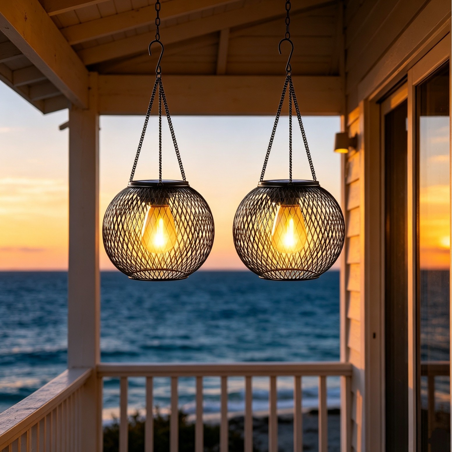 Solar Powered LED Hanging Floo - Decor Lighting Floor Lamps 리뷰 및 가격
