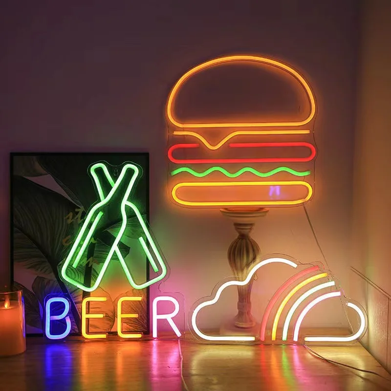 Game Neon Night Light Signs fo - Bedroom Lighting Decor Ideas 리뷰 및 가격