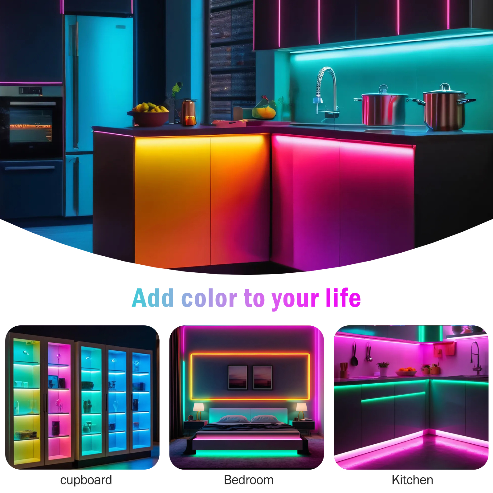 RGBWW RGBW COB LED Strip Light - Decor Lighting Uk 리뷰 및 가격
