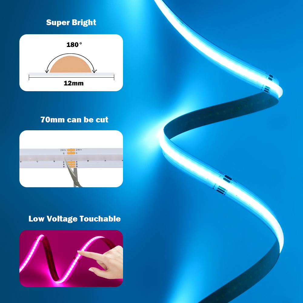 RGBWW RGBW COB LED Strip Light - Decor Lighting Uk 리뷰 및 가격