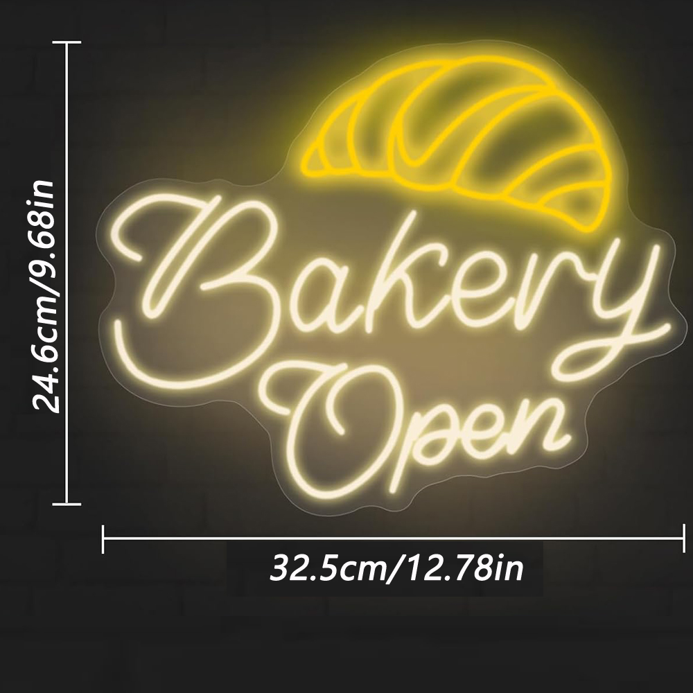 Bakery Open Neon Lights, Perfe - Bedroom Lighting Decor Ideas 리뷰 및 가격