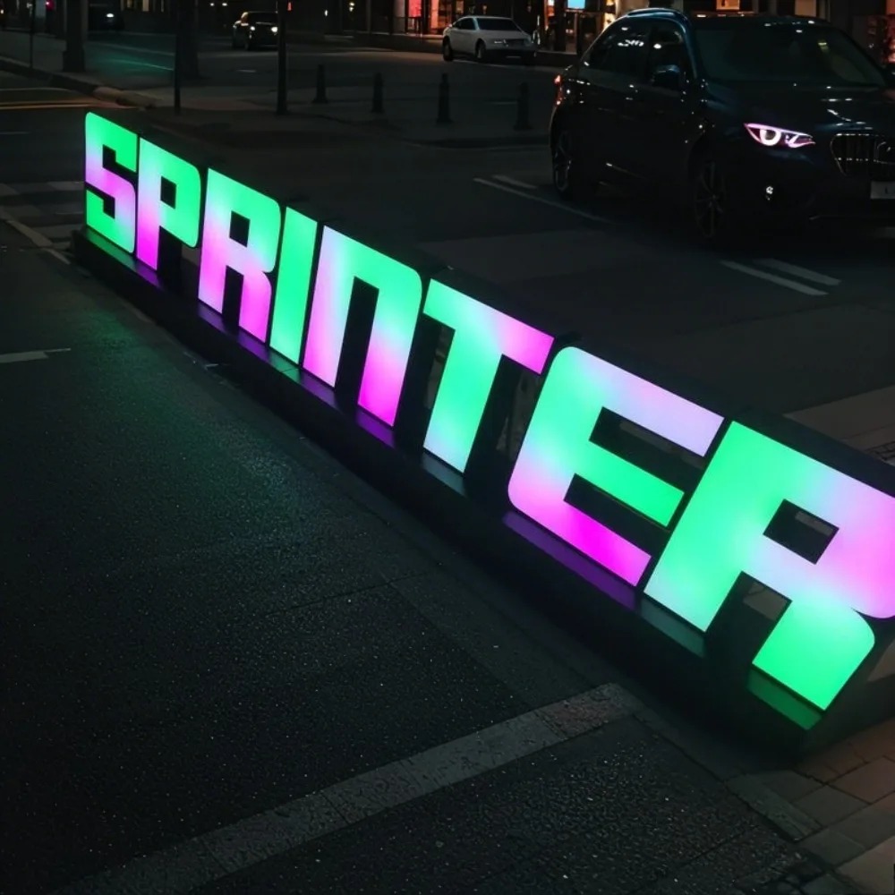 Custom RGB Metal LED Sign Wall - Lighting Decor Company 리뷰 및 가격