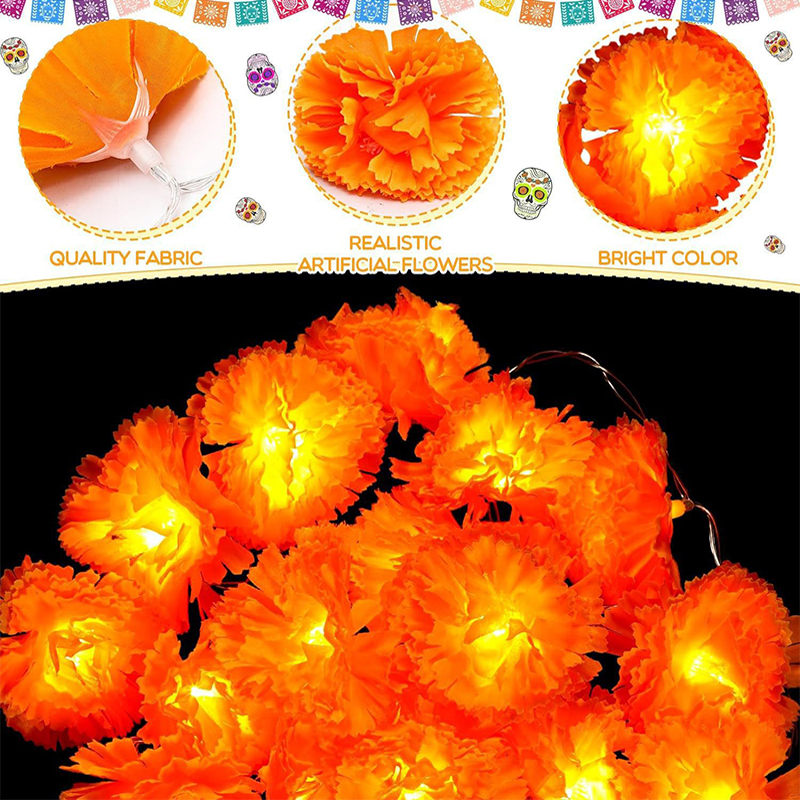 3M Mexican Marigold Artificial - Lighting Decoration For Diwali 리뷰 및 가격