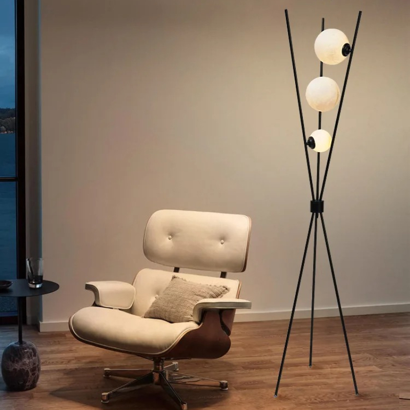 Tripod floor lamp moon design  - Floor Lamp Tripod 리뷰 및 가격