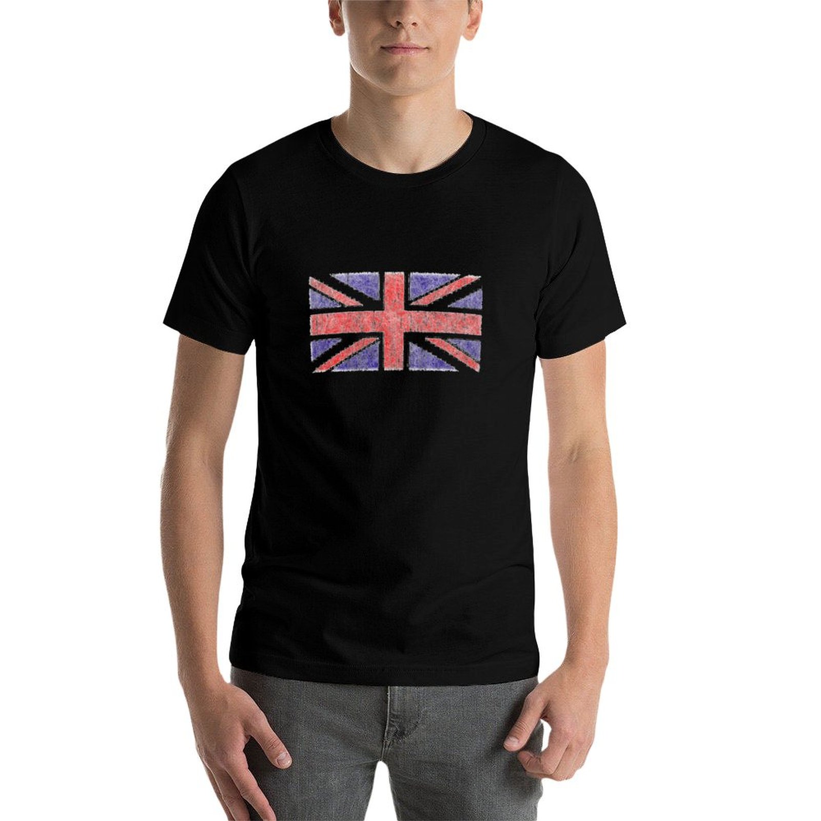 Vintage UK Union Jack Flag T-S - Union Lighting & Decor Collabs 리뷰 및 가격