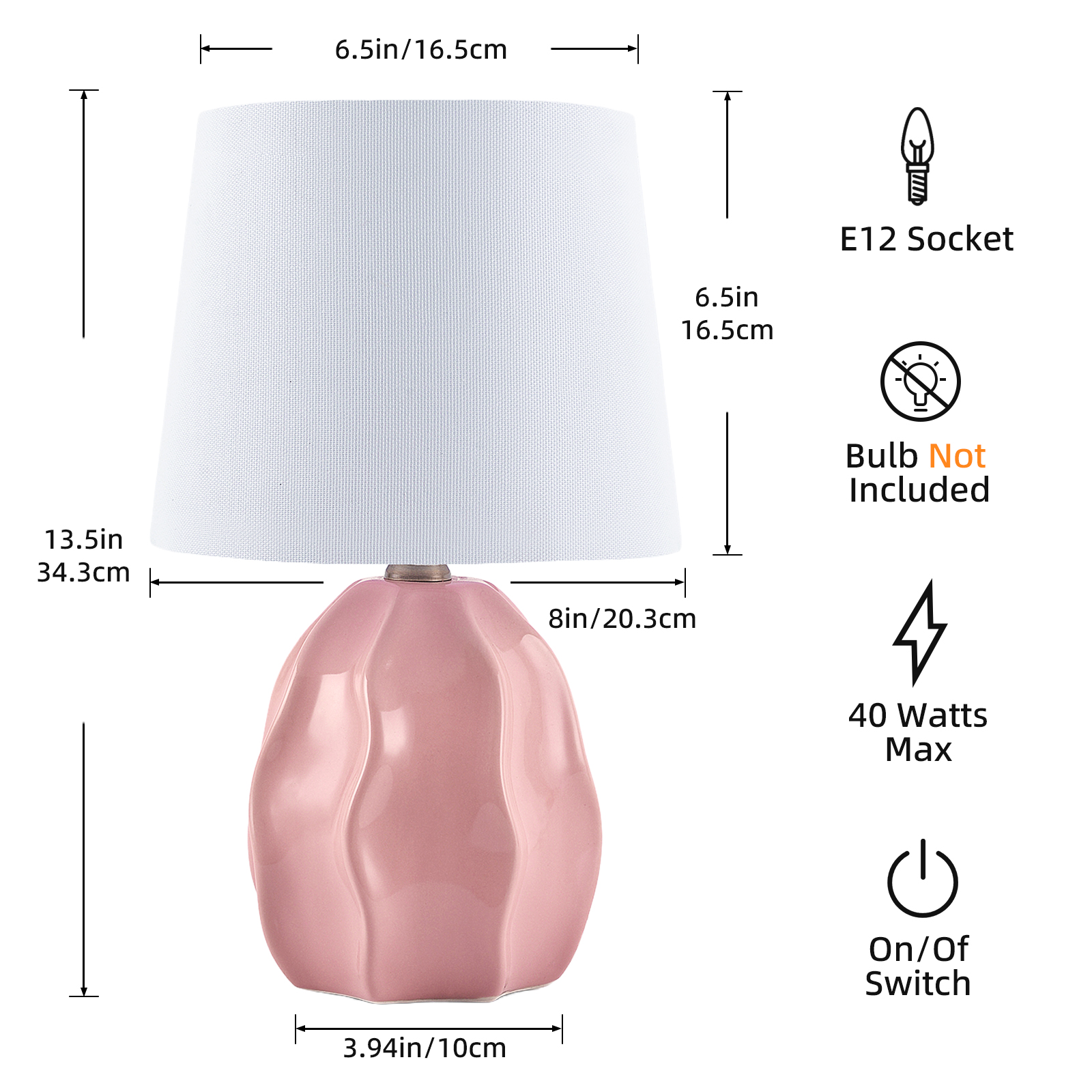 13.5 inch Bedside lamp Modern  - Lighting Table Decor 리뷰 및 가격