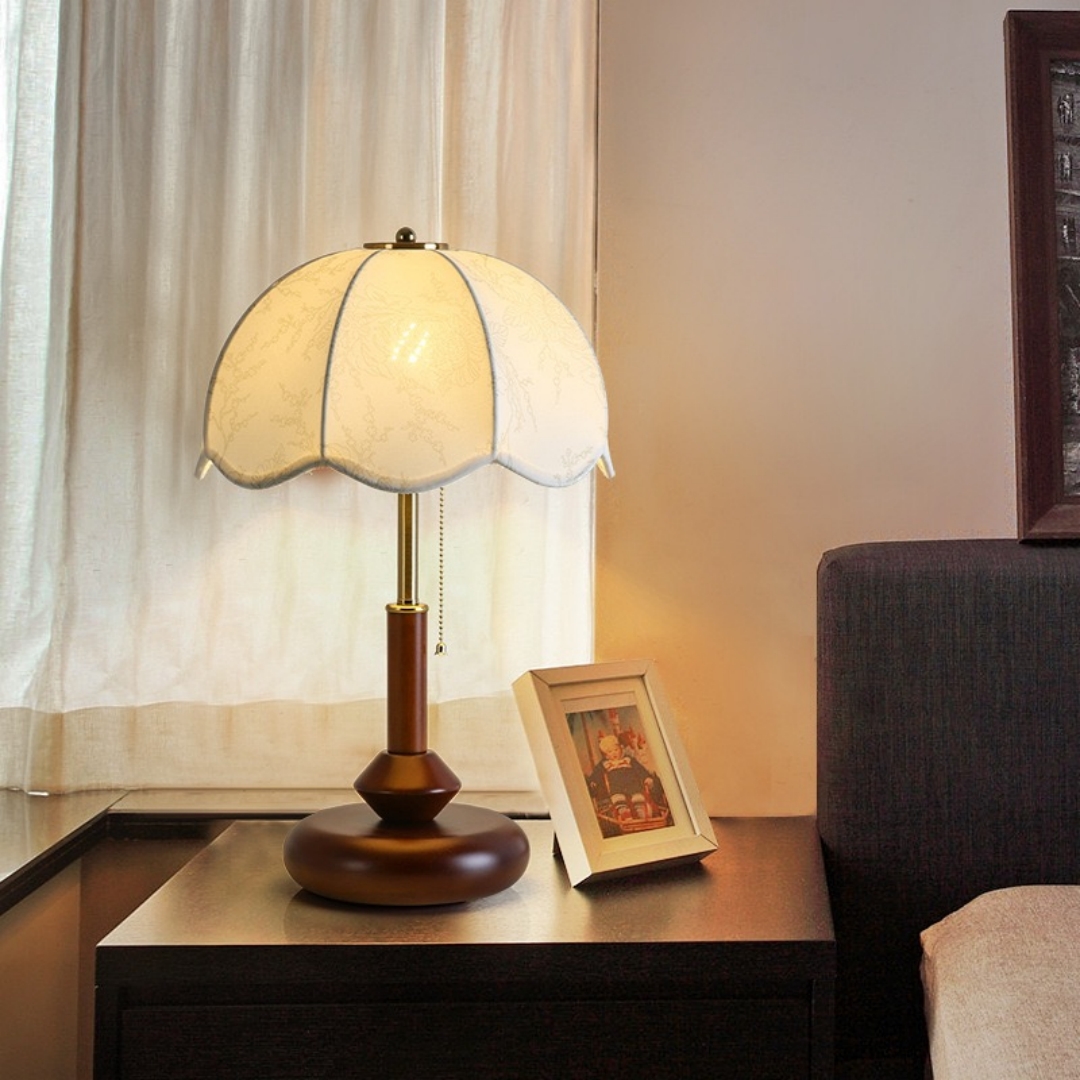 Vintage Scalloped Dome Table L - Decor Lighting Table Lamps 리뷰 및 가격