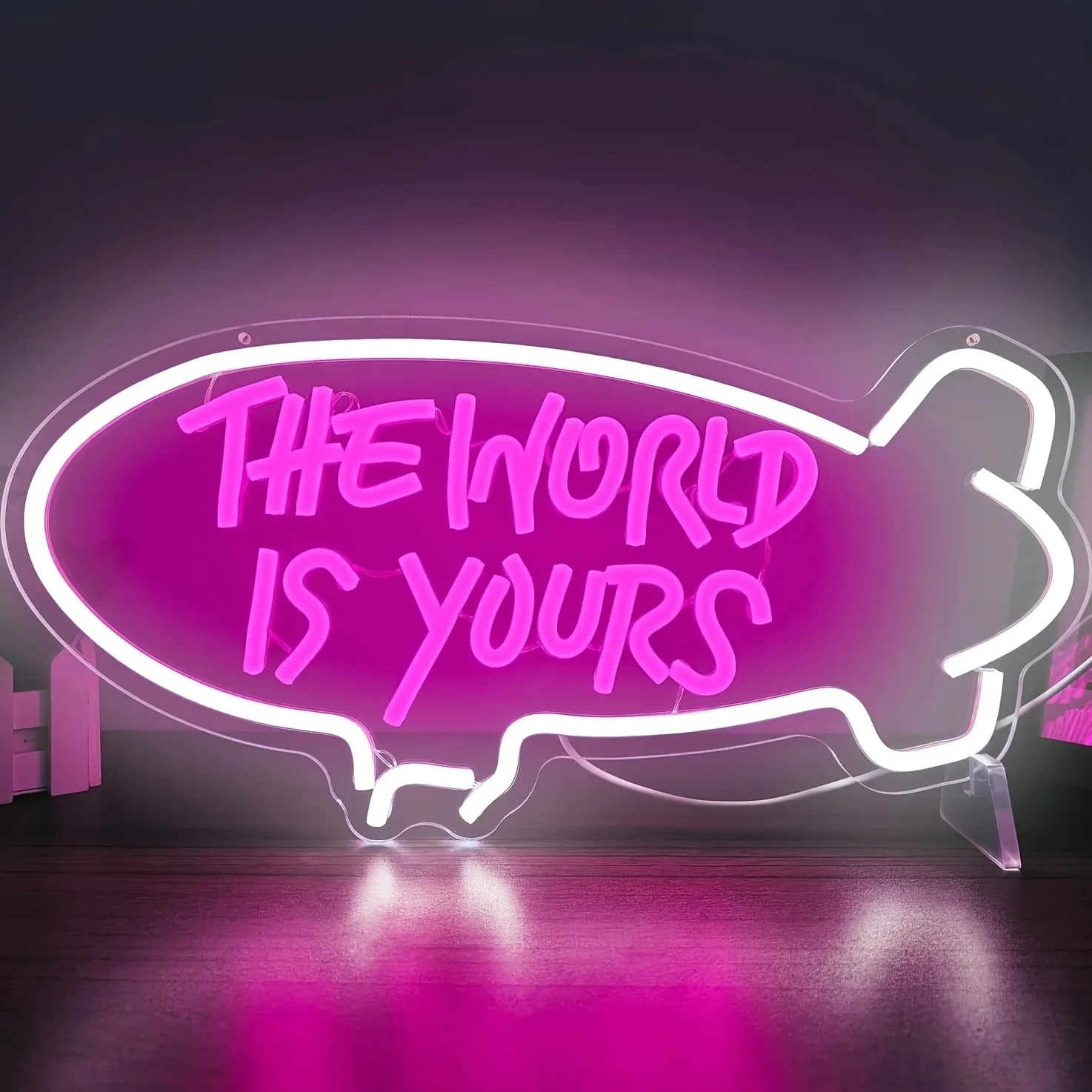 The World Is Yours Blimp Neon  - Lighting World Decor 리뷰 및 가격