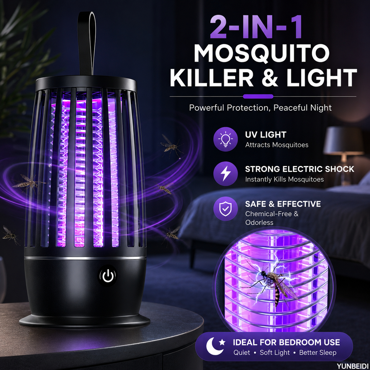 2 In 1 USB Mosquito Killer Lam - Lighting Jockey 리뷰 및 가격