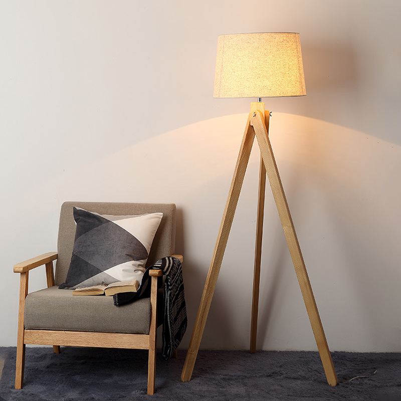Nordic Wooden Floor Lamps Wood - Floor Lamp Tripod 리뷰 및 가격