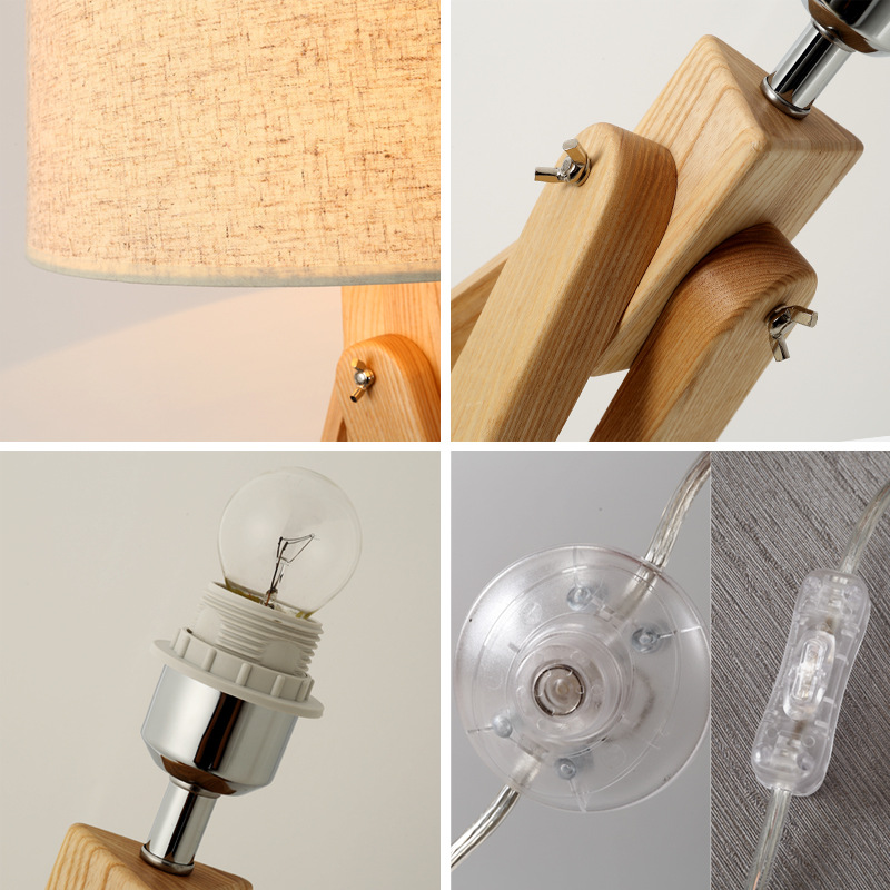 Nordic Wooden Floor Lamps Wood - Floor Lamp Tripod 리뷰 및 가격