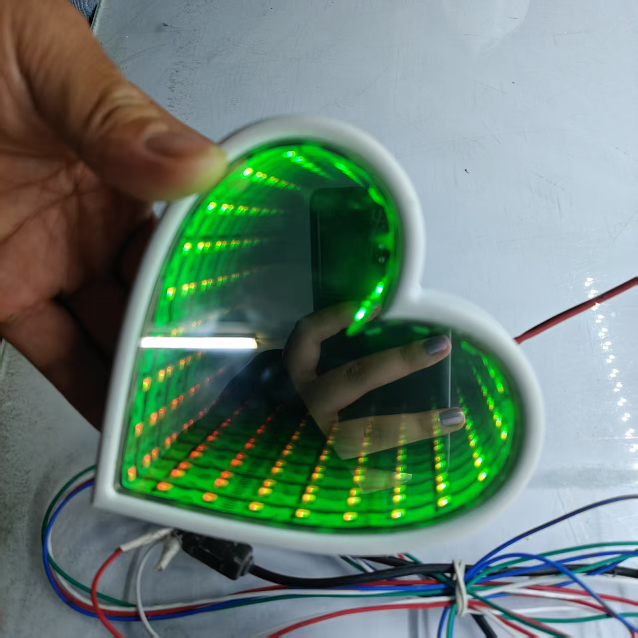 3D Multi-Color Infinity Mirror - Lighting Decor Company 리뷰 및 가격