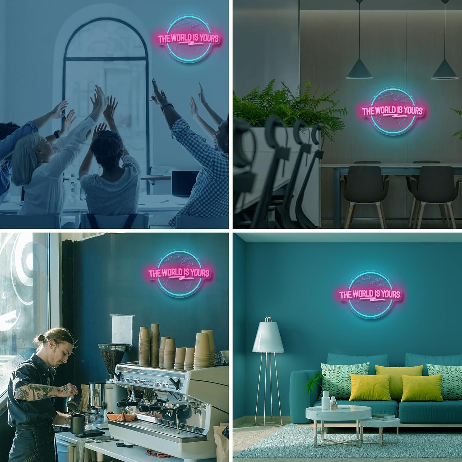 The World Is Yours Neon Sign C - Lighting World Decor 리뷰 및 가격