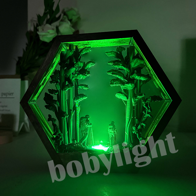Hiker Figure Table Resin Lamp  - Decor Lighting Table Lamps 리뷰 및 가격