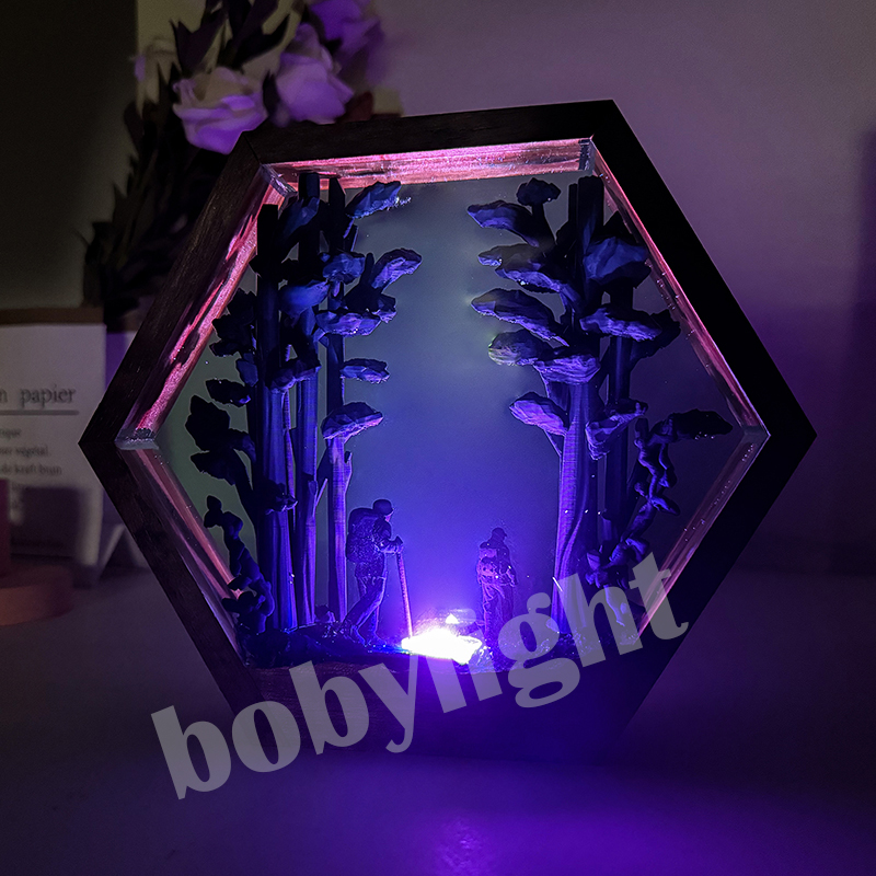 Hiker Figure Table Resin Lamp  - Decor Lighting Table Lamps 리뷰 및 가격