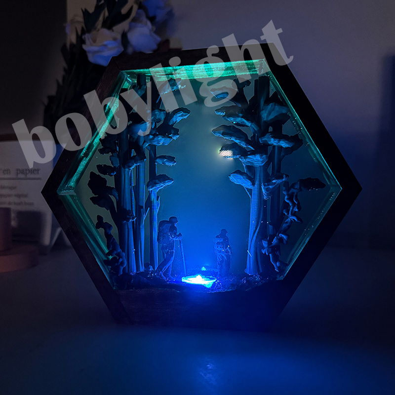 Hiker Figure Table Resin Lamp  - Decor Lighting Table Lamps 리뷰 및 가격