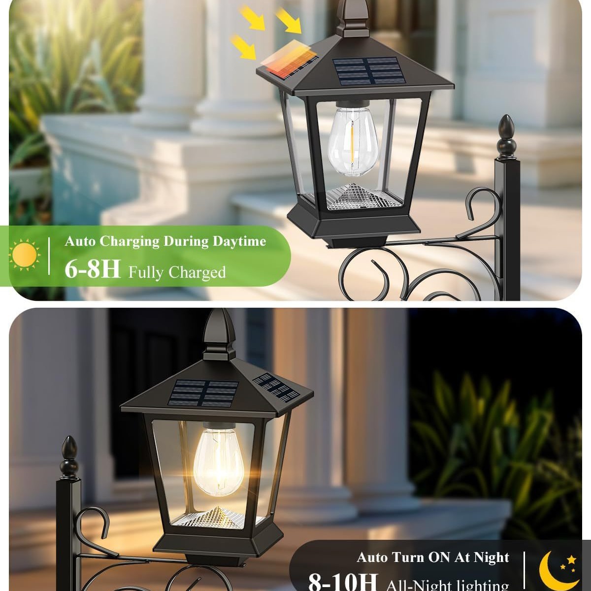 2 in 1 Solar Planter Lamp Wate - Decor Lighting Floor Lamps 리뷰 및 가격
