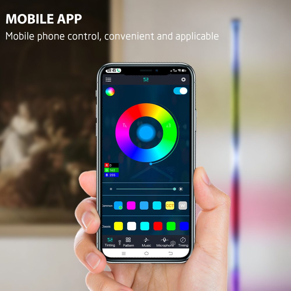 RGB LED Floor Lamp Remote APP  - Floor Lamp Tripod 리뷰 및 가격