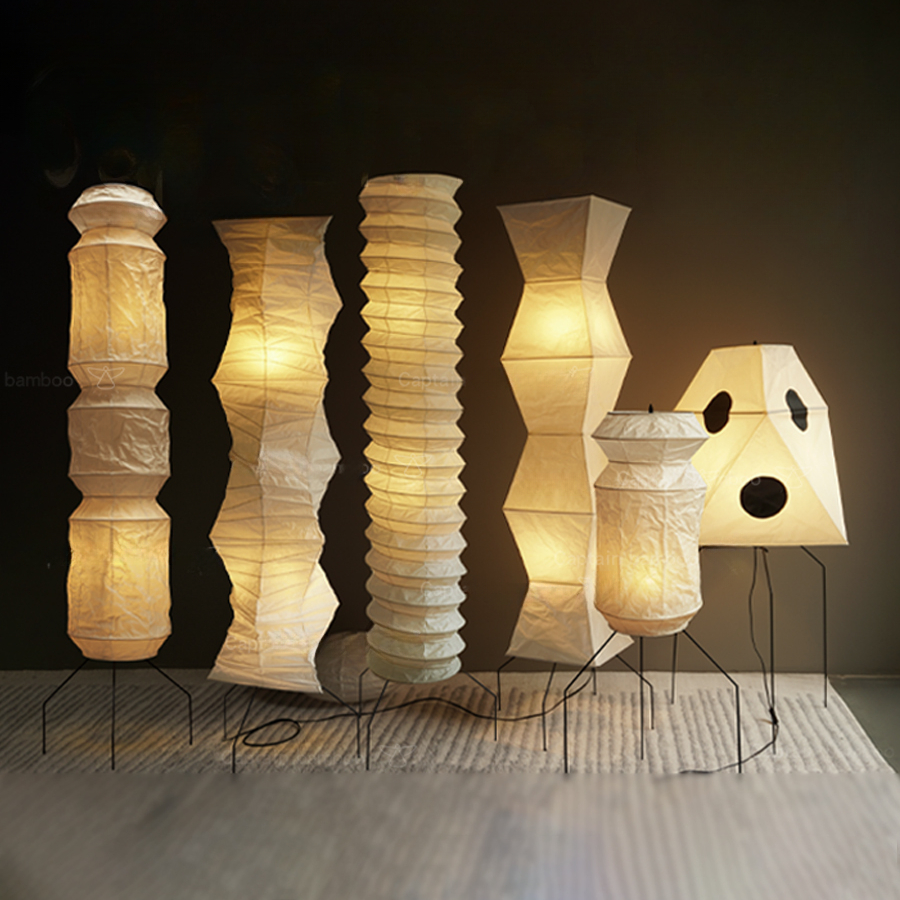 Japanese Wabi-sabi Akari Noguc - Floor Lamp Tripod 리뷰 및 가격