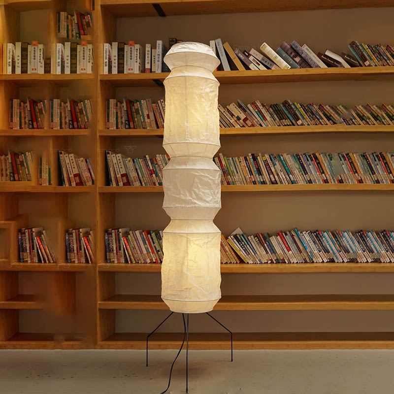 Japanese Wabi-sabi Akari Noguc - Floor Lamp Tripod 리뷰 및 가격