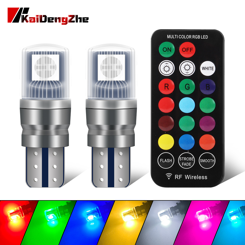 2pcs T10 LED Lights For Car RG - Touch Dimmer Lamp 리뷰 및 가격