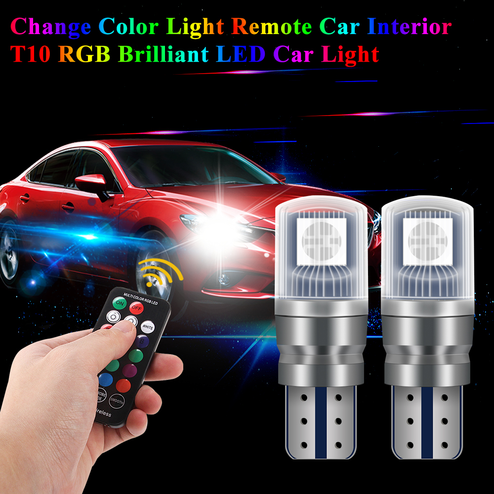 2pcs T10 LED Lights For Car RG - Touch Dimmer Lamp 리뷰 및 가격