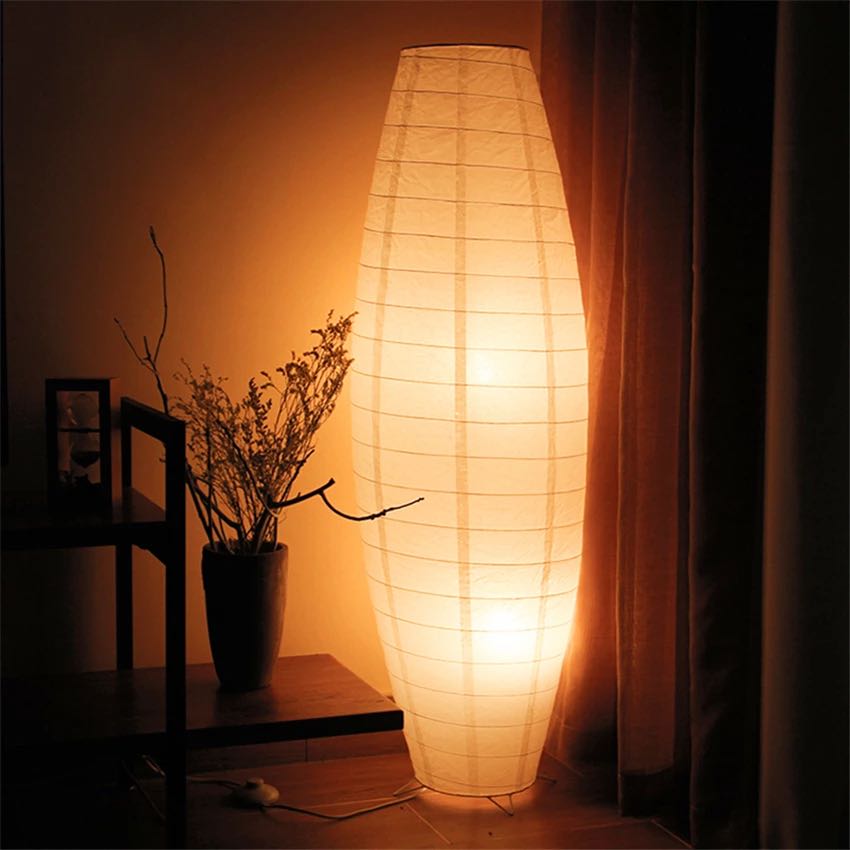 Japanese Style Paper Floor Lam - Floor Lamp Tripod 리뷰 및 가격