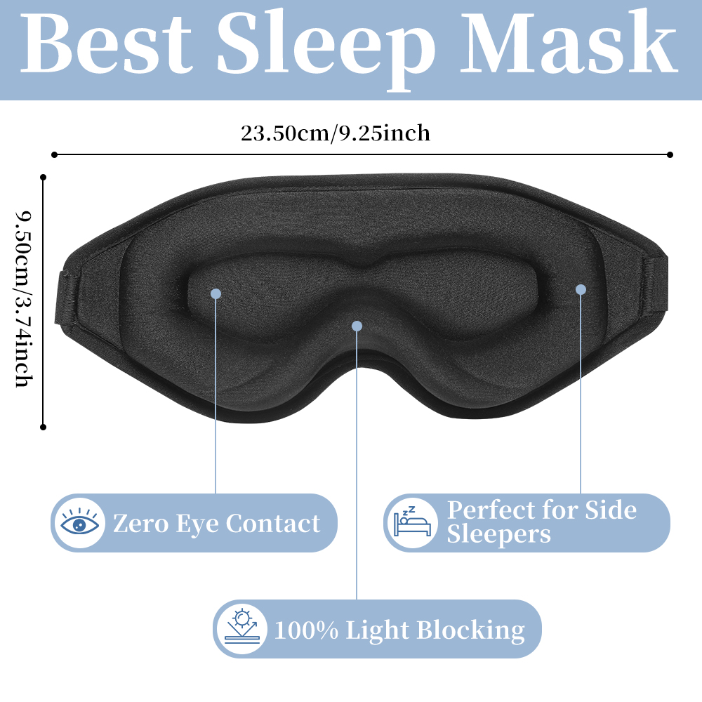 3D Soft Padded Sleeping Mask,  - Lighting Jockey 리뷰 및 가격