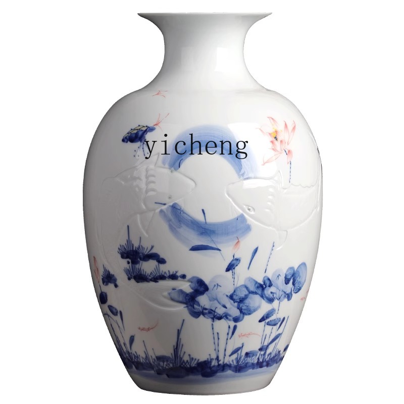 LSL Ceramic Vase Hand-painted  - Lighting Decor Company 리뷰 및 가격