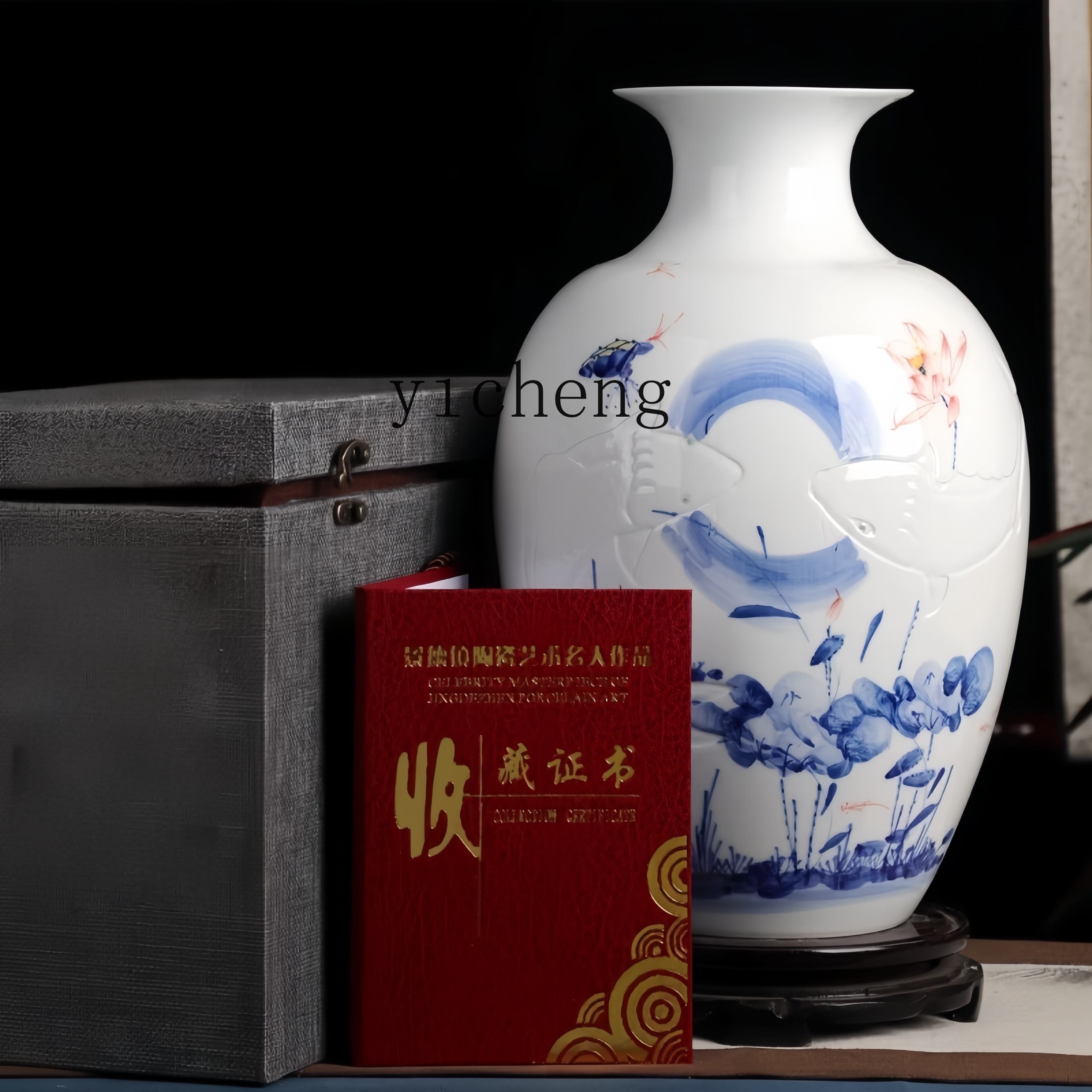 LSL Ceramic Vase Hand-painted  - Lighting Decor Company 리뷰 및 가격