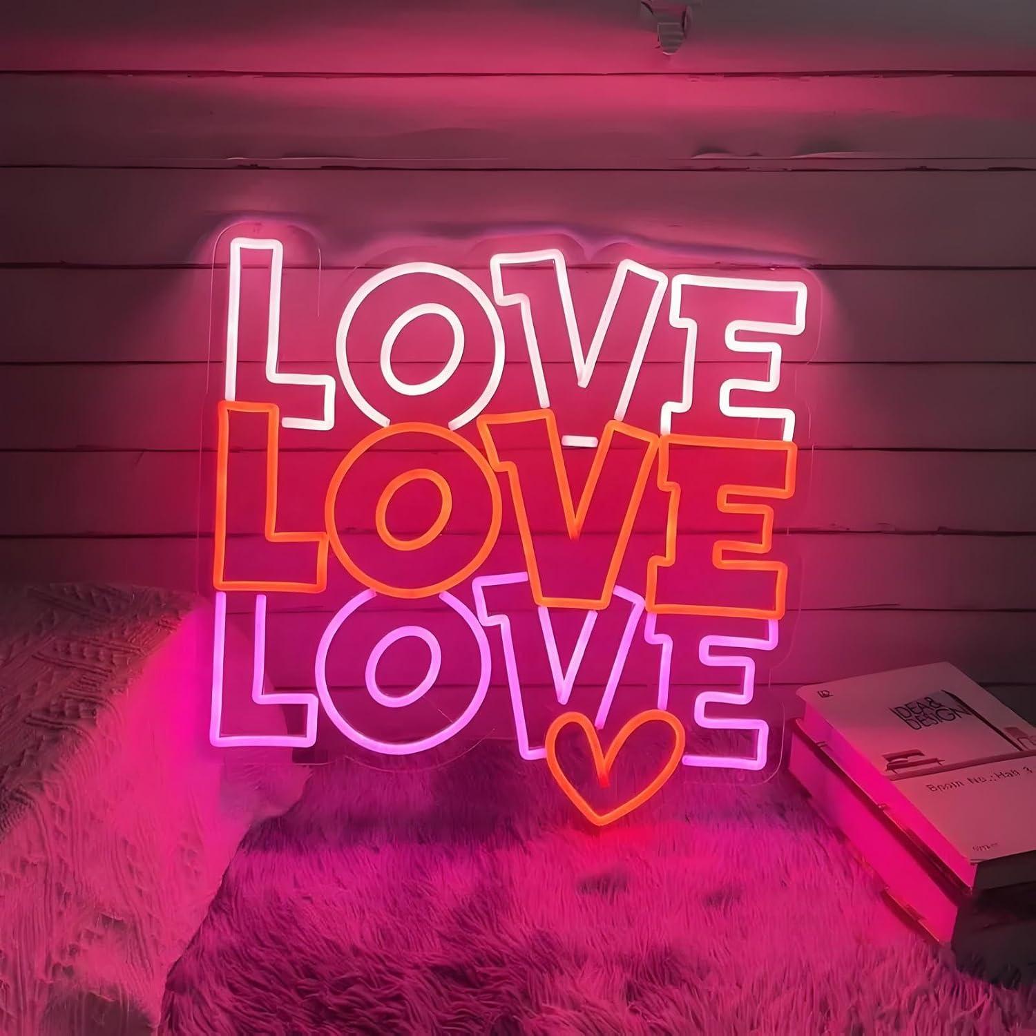 Love Neon Sign USB Dimmable LE - Lighting Decor For Wedding 리뷰 및 가격